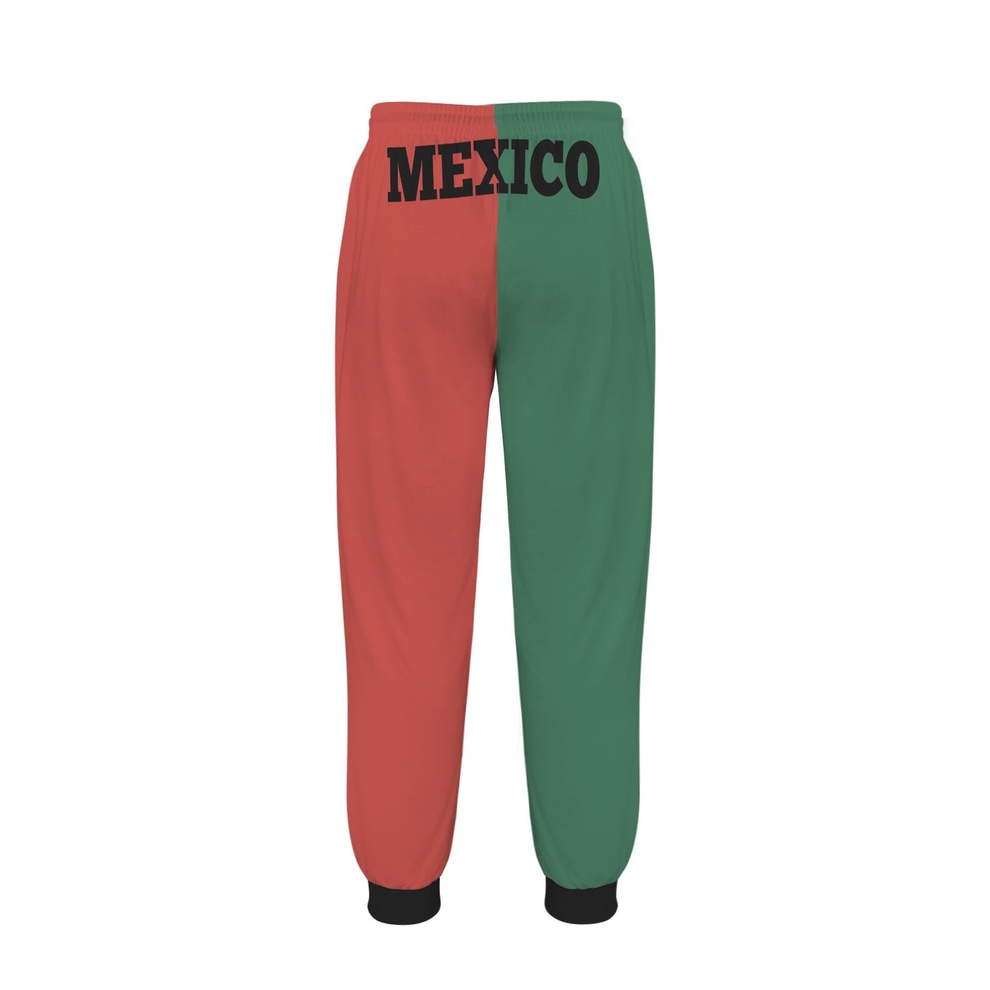 Mexico Flag Inspired Men's Fleece Casual Sweatpants
