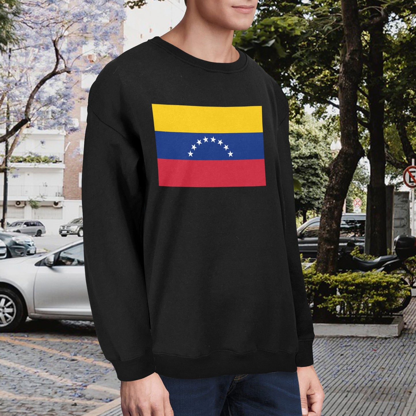 Venezuela Flag Unisex Fleece Sweatshirt (Made in the USA)