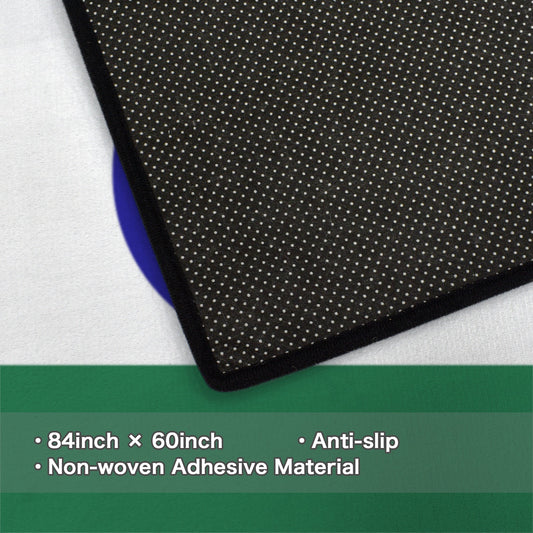 India Flag Inspired 84x60 Inch Area Rug with Black Binding (Made in the USA)