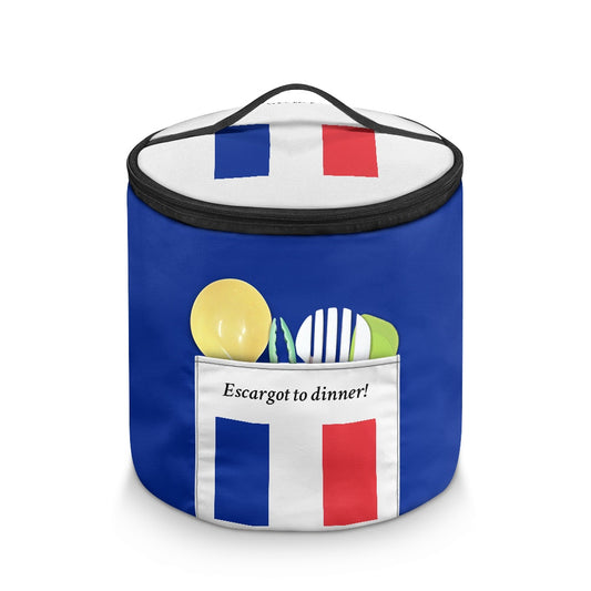 France Flag Inspired "Escargot to dinner!" Electric Pressure Cooker Insulation Bag