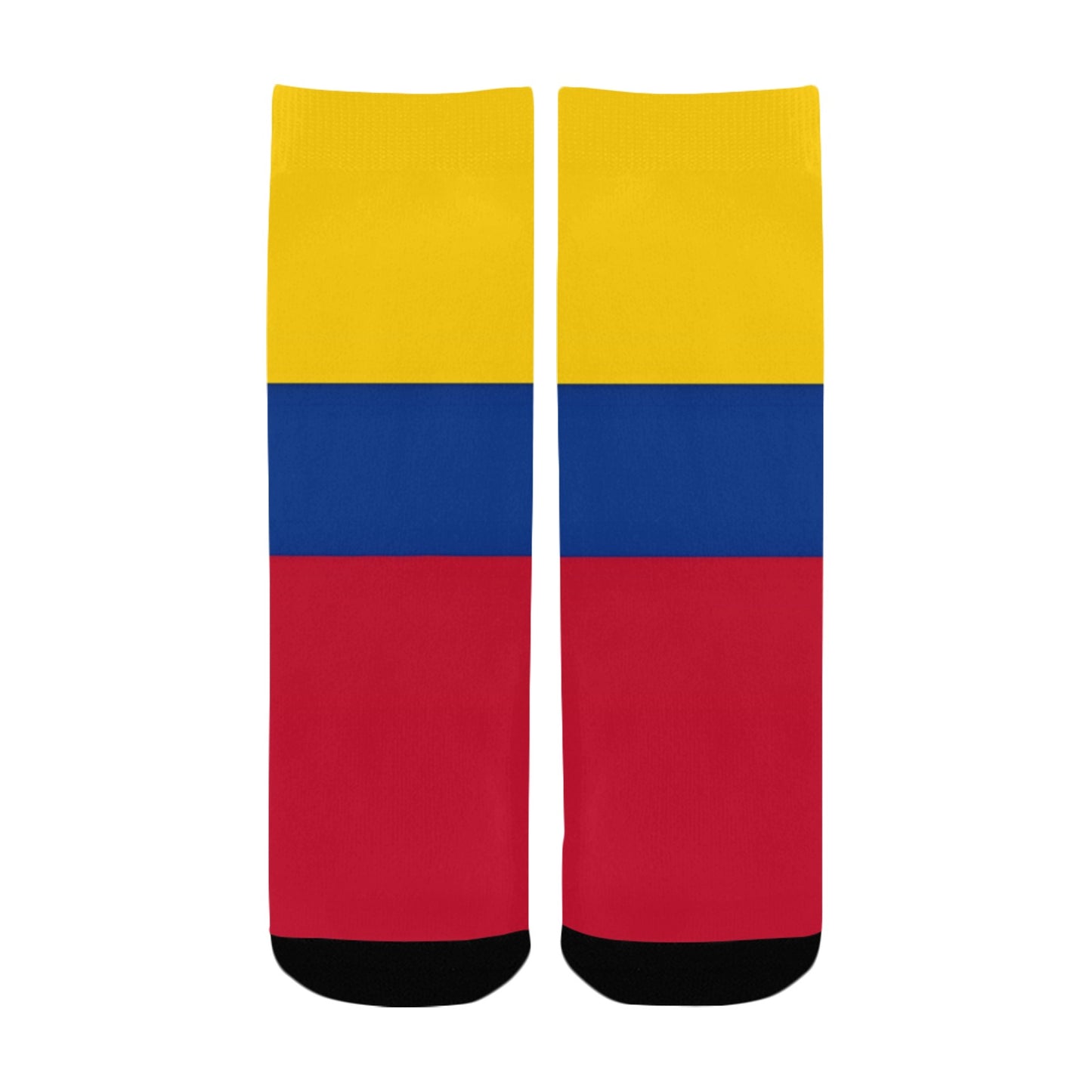 Colombia Flag Inspired Kid's Custom Socks (Made in the USA)