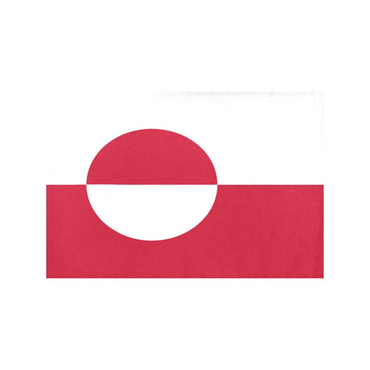 Greenland Flag Placemats 12" x 18" (Set of 6)