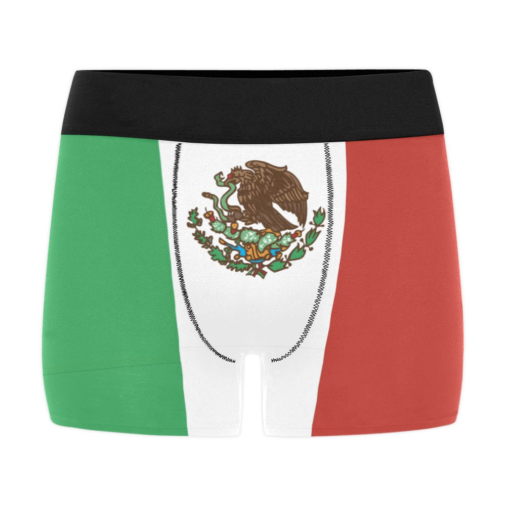 Mexico Flag Inspired Mens Boxer Briefs Made in the USA