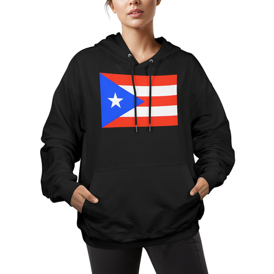 Puerto Rico Flag Women's Hoodie Made in the USA