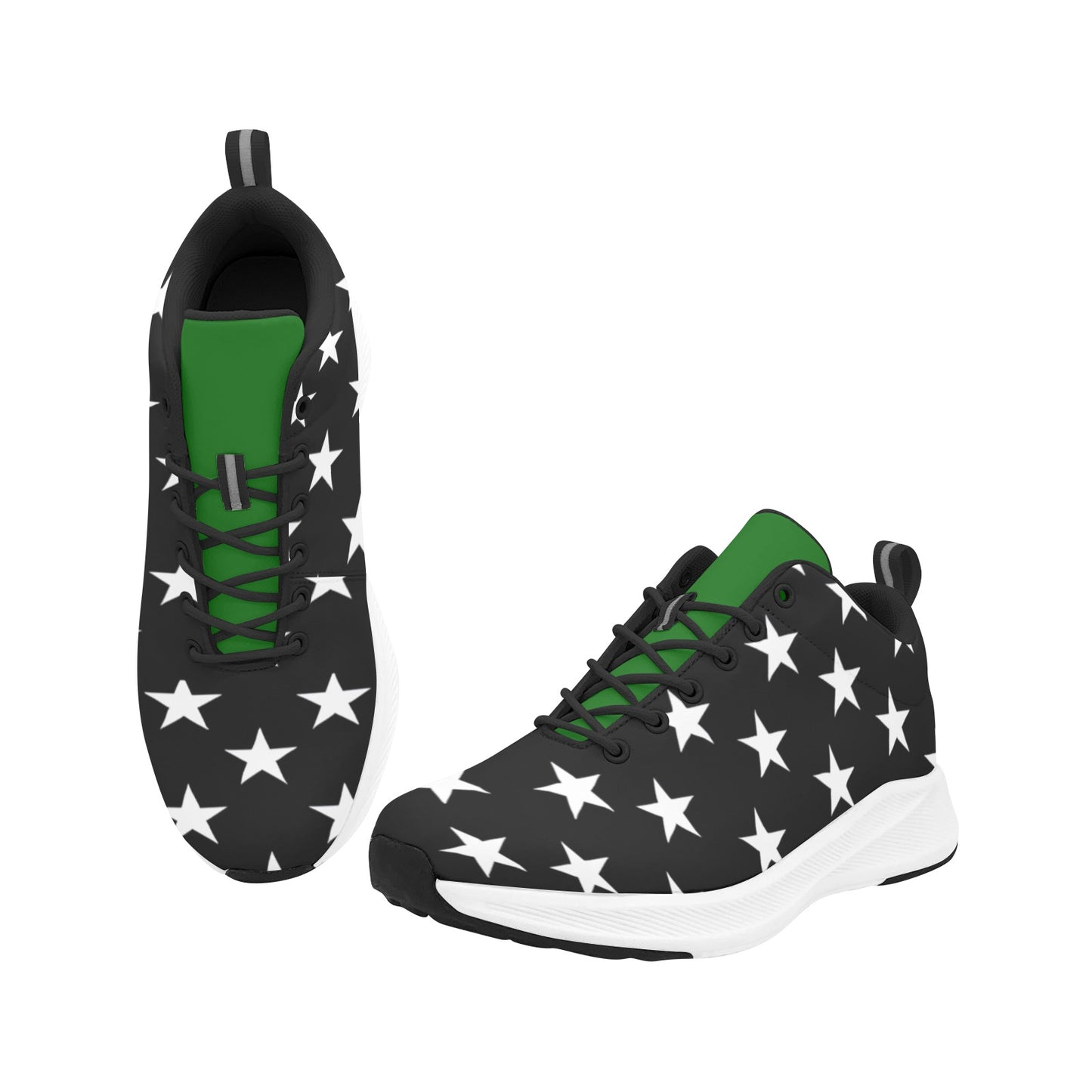 Thin Green Line Flag Inspired Men's Alpha Running Shoes