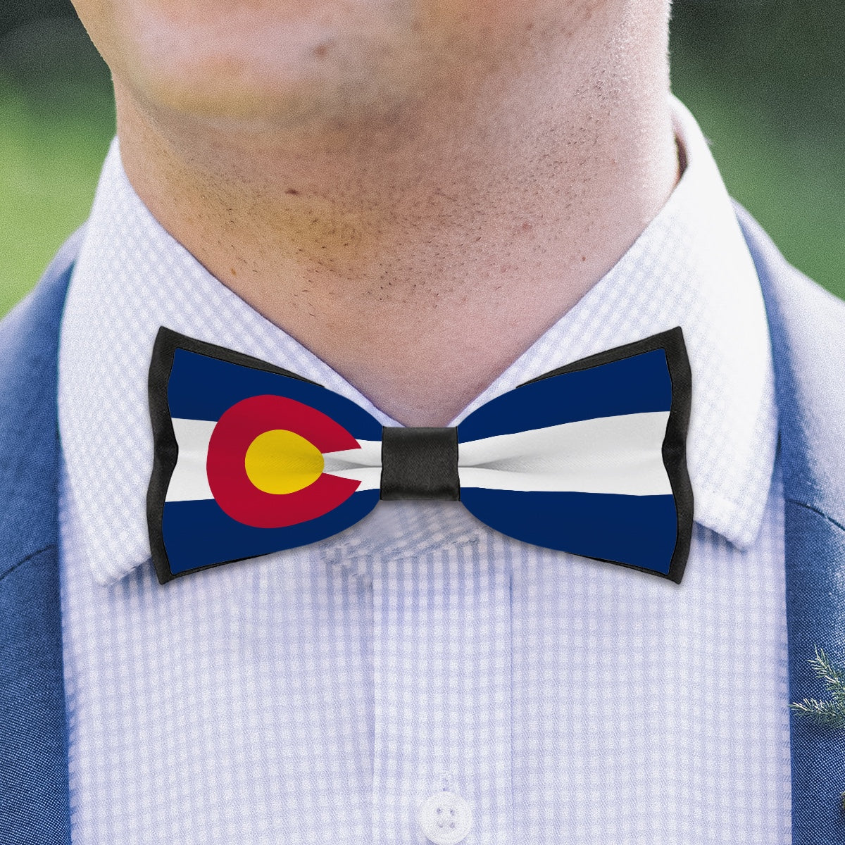 Colorado Flag Inspired Bow Tie – Look Sharp, Show your Columbian Pride