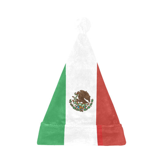 Mexico Flag Christmas Santa Hat