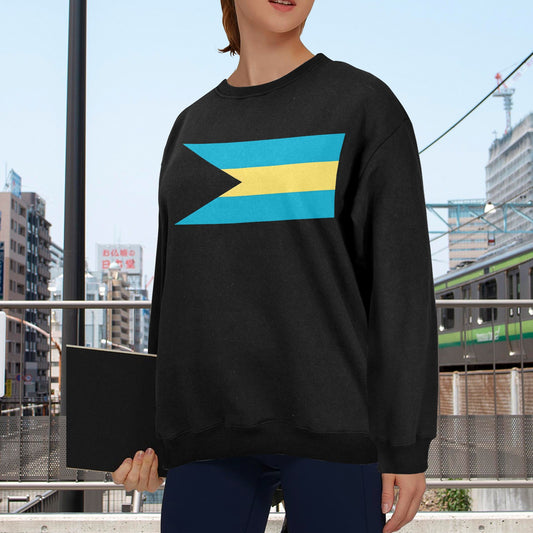 Bahamas Flag Unisex Fleece Sweatshirt (Made in the USA)
