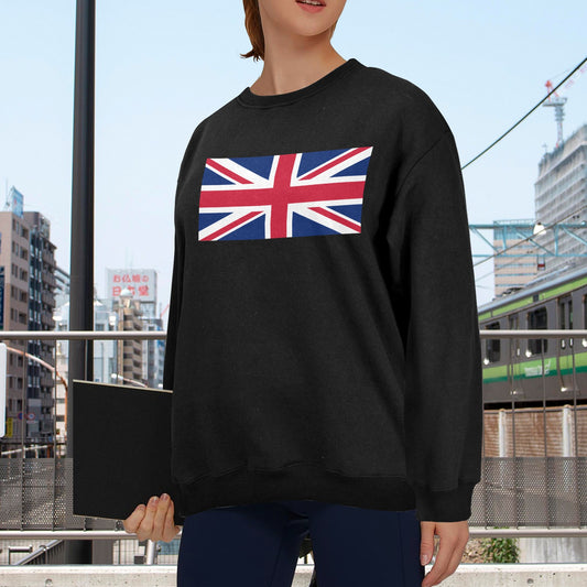 UK/Great Britain Flag Unisex Fleece Sweatshirt (Made in the USA)