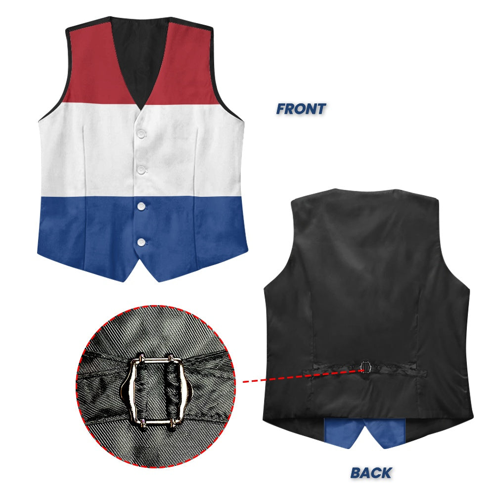 Netherlands Flag Suit vest jacket