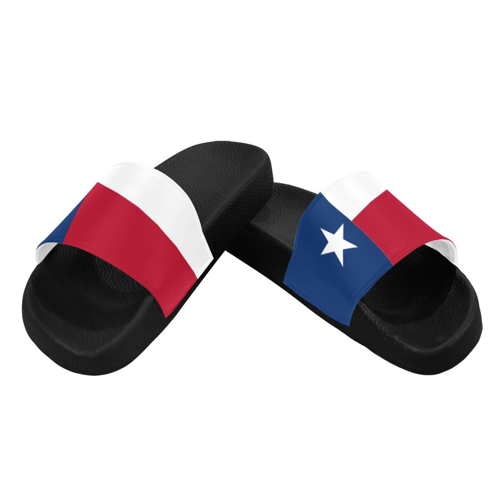 Texas Flag Inspired Women's Slide Sandals