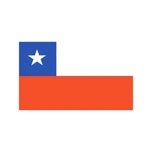 Luv My Flag's Chilean flag design featuring star, colors.