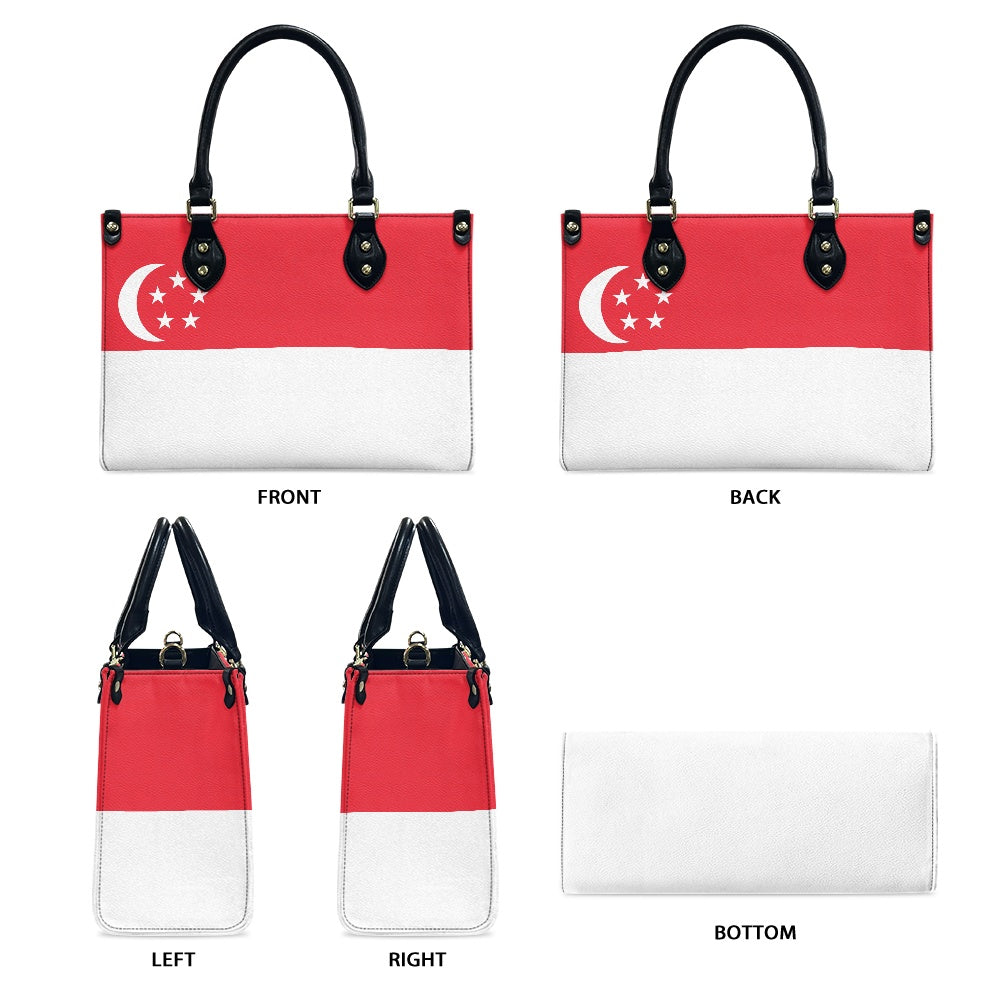 Singapore Ladies PU handbag - Luv My Flag