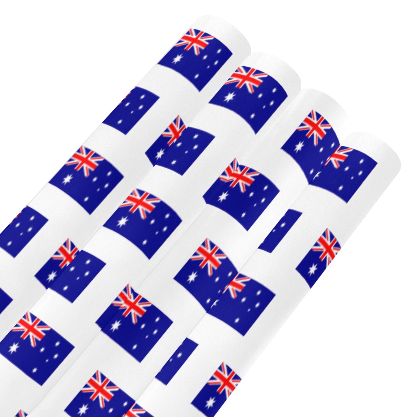 Australia Flag Inspired Custom Gift Wrapping Paper 58"x 22.5" (4 Rolls)