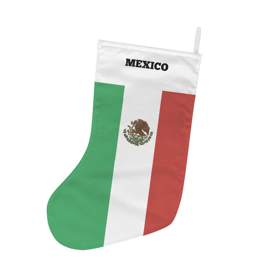 Mexico Flag Christmas Stocking(Made in USA)