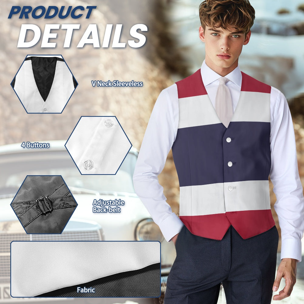 Thailand Flag Suit vest jacket