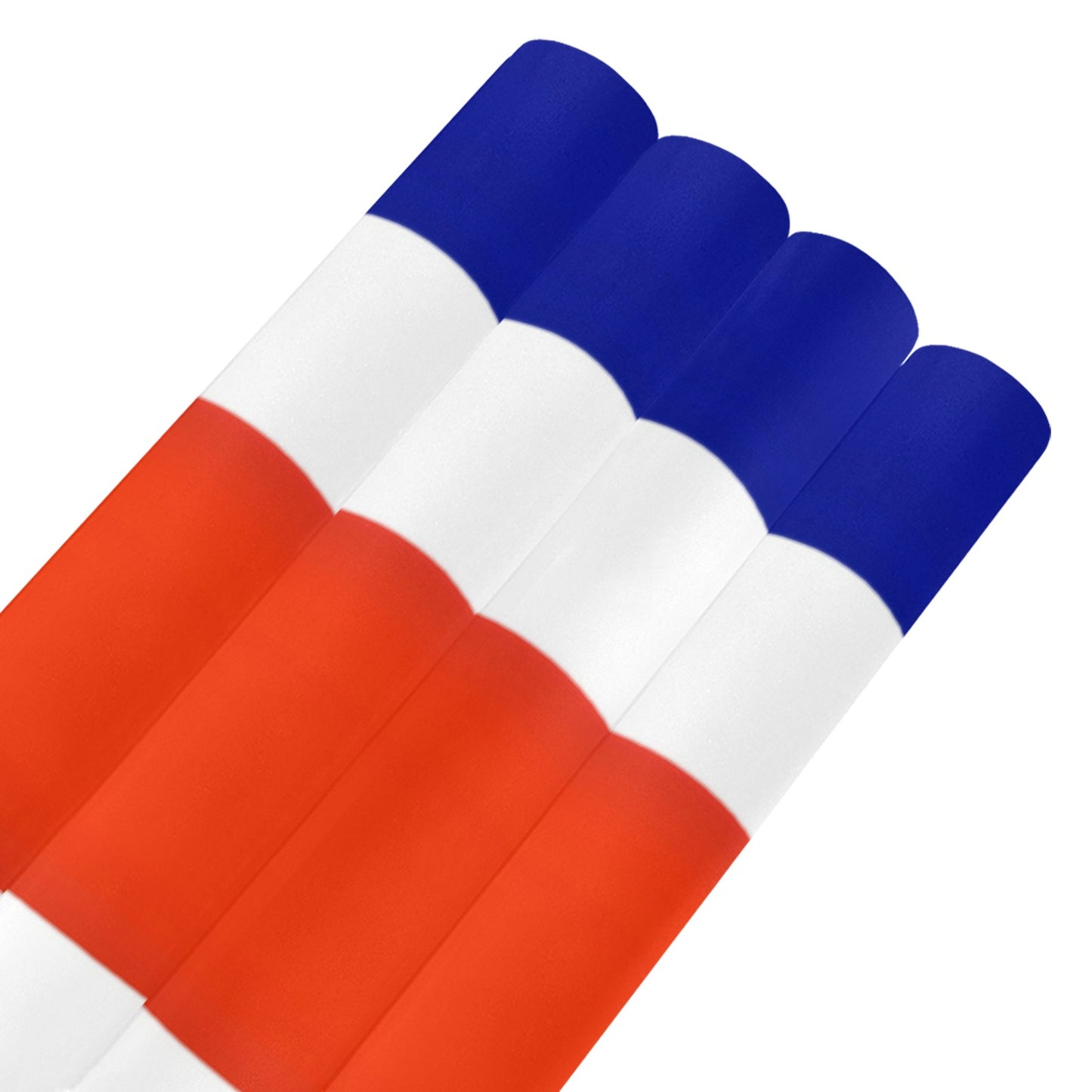 Costa Rica Flag Inspired Custom Gift Wrapping Paper 58"x 22.5" (4 Rolls)