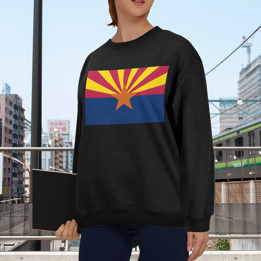 Arizona Flag Unisex Fleece Sweatshirt (Made in the USA)