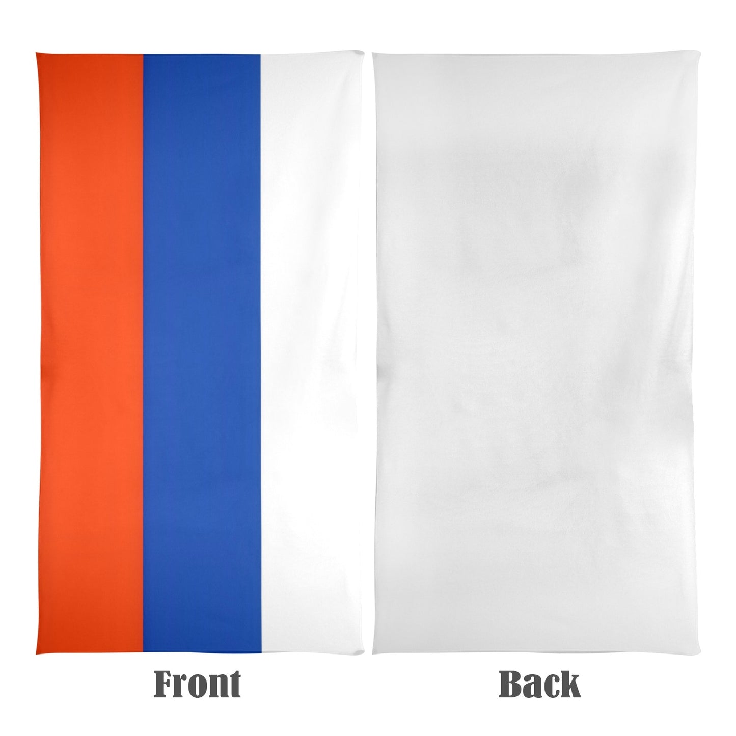 Russia Flag Inspired Beach Towel 31"x71" (Made in USA)