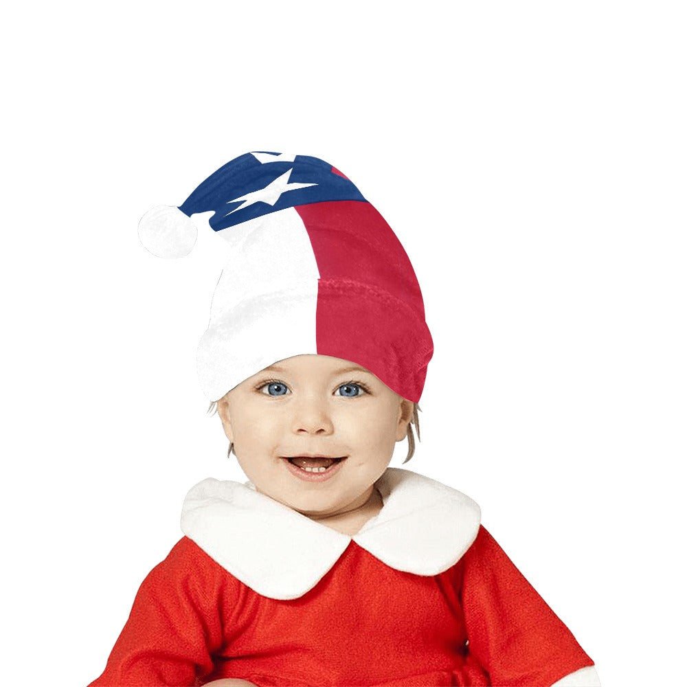 Texas Flag Christmas Santa Hat