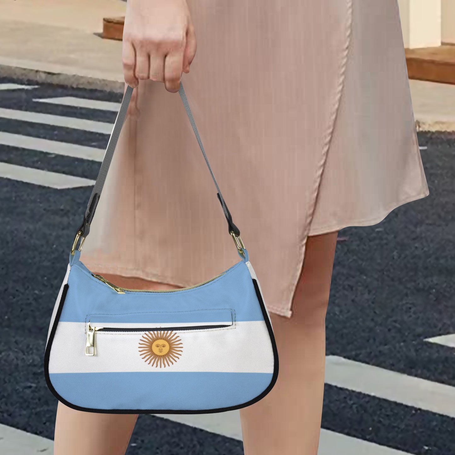 Argentina Flag Inspired Women's Shoulder Bag
