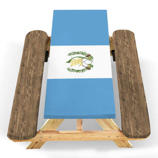 Guatamala Flag Picnic Table Cover (72" x 30") (Made in the USA)