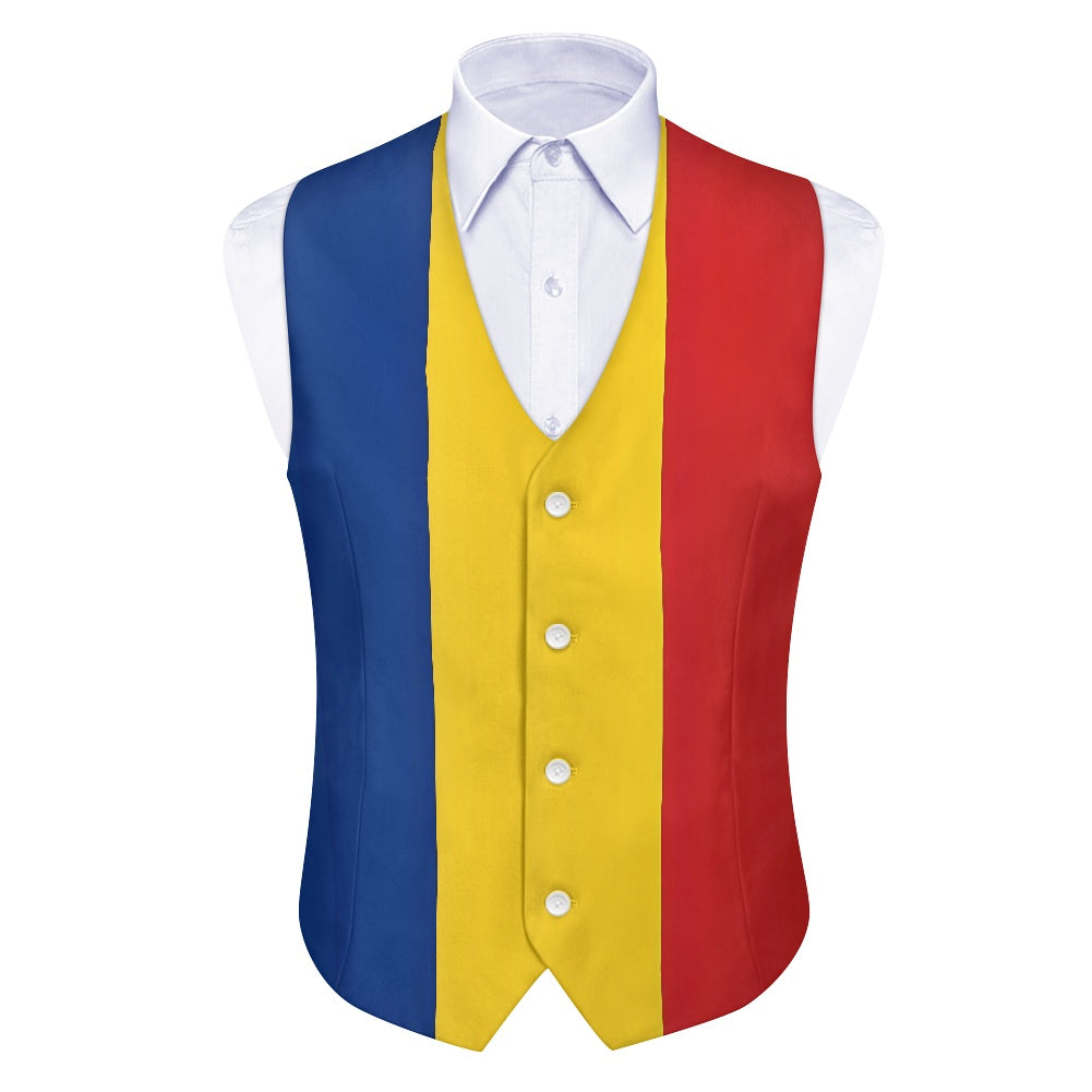 Romania Flag Suit vest jacket