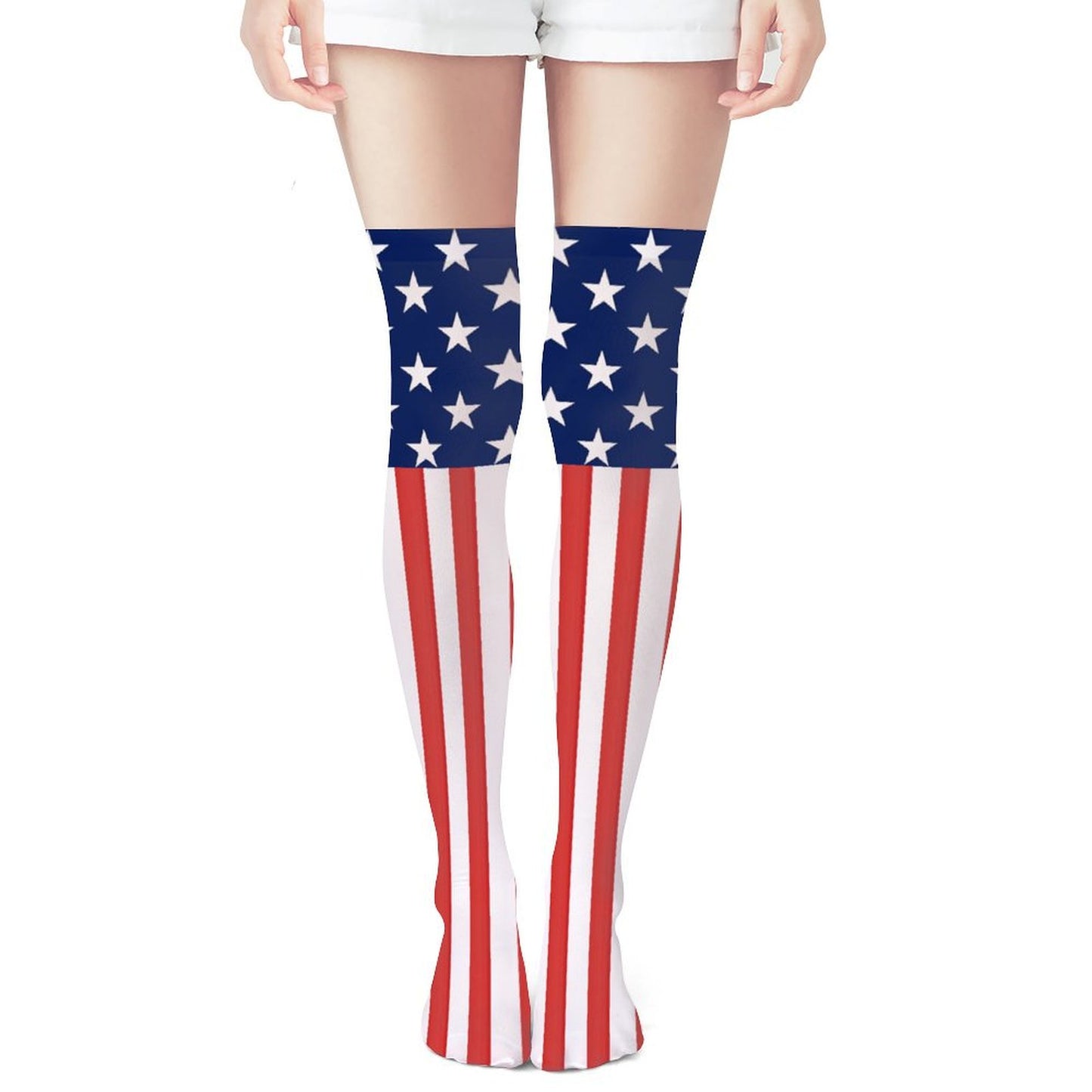 USA/American Flag Trendy Stockings(Long)