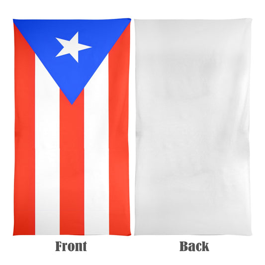 Puerto Rico Flag Beach Towel 31"x71" (Made in USA)