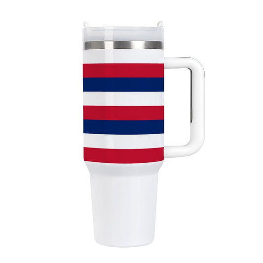 Thailand Flag stripe pattern tumbler.