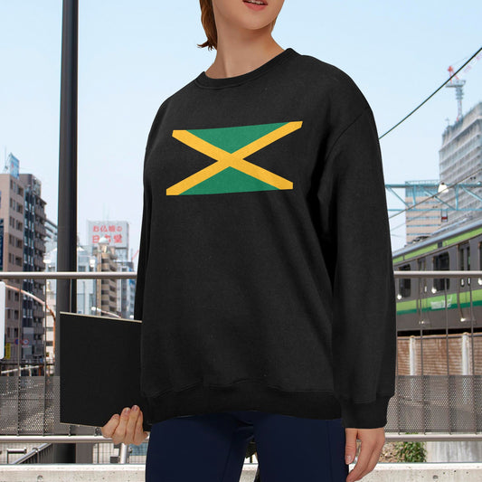 Jamaica Flag Unisex Fleece Sweatshirt (Made in the USA)