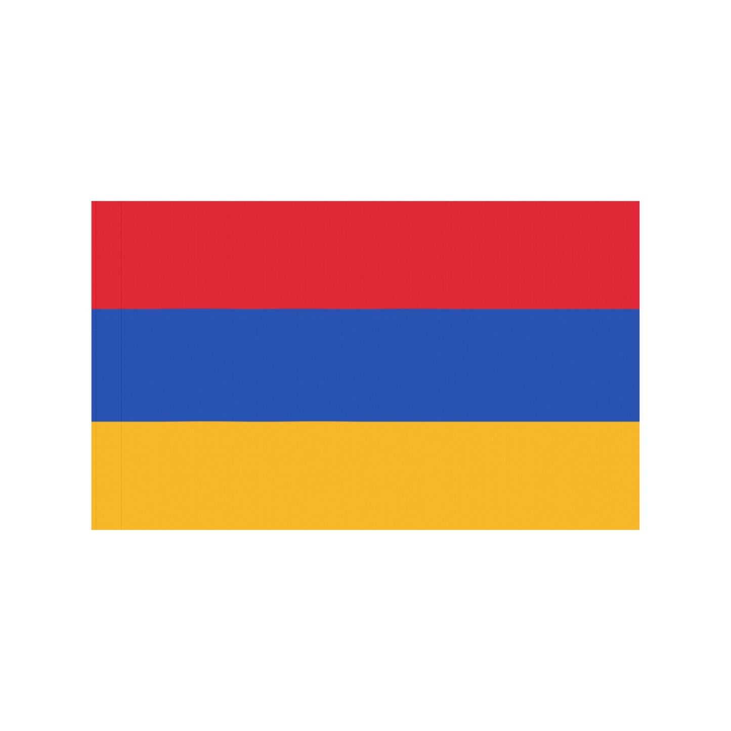 Red, blue, yellow striped flag by Luv My Flag.