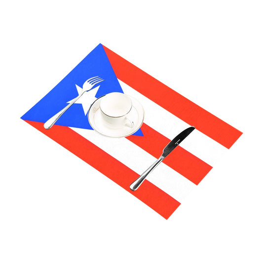 Puerto Rico Flag Placemats 12" x 18" (Set of 6)