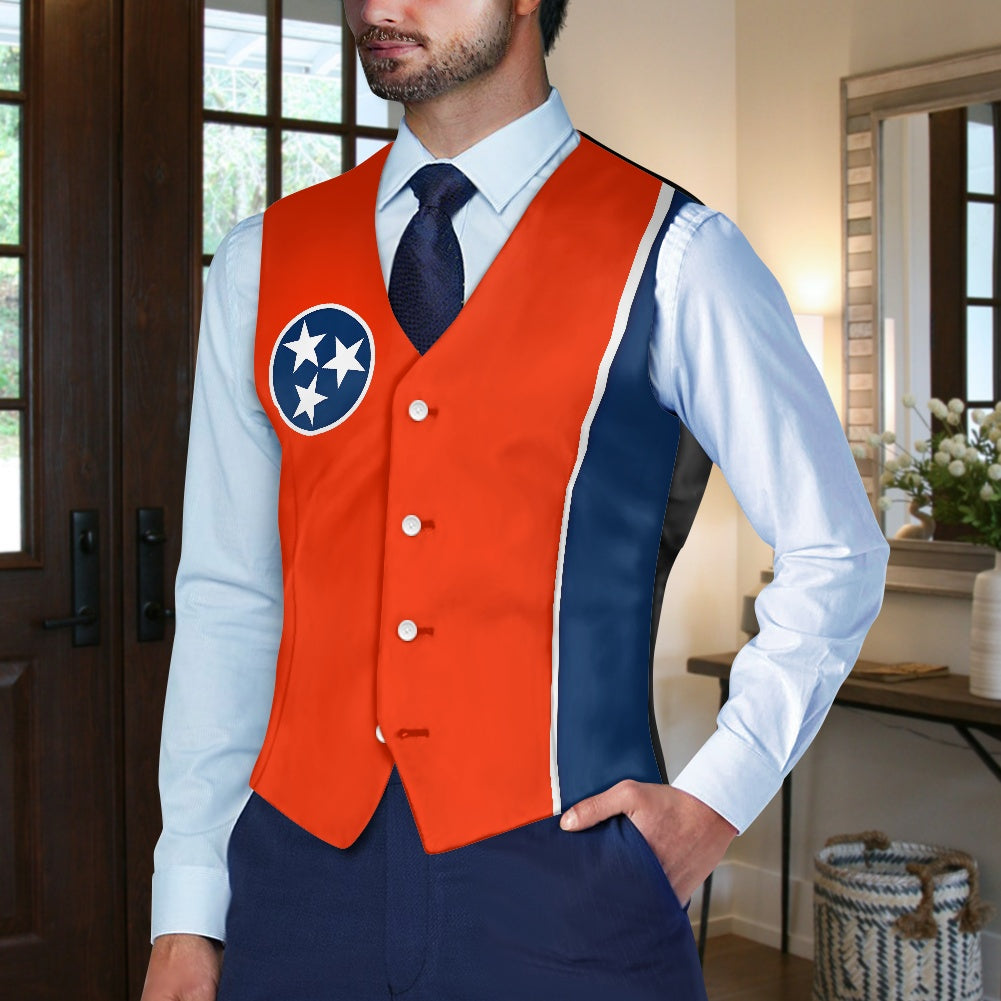 Tennessee Flag Suit vest jacket