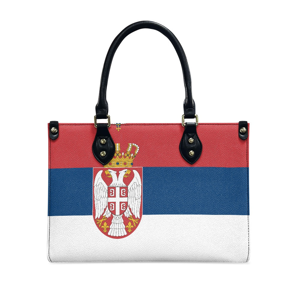 Serbia Ladies PU handbag - Luv My Flag