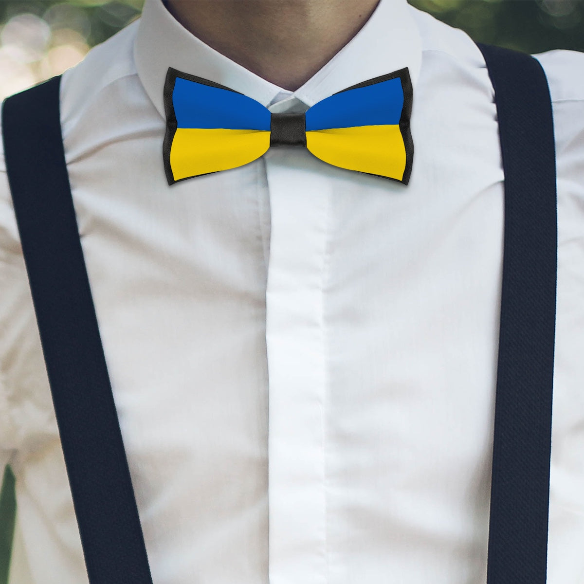 Ukraine Flag Inspired Bow Tie – Look Sharp, Show your Columbian Pride