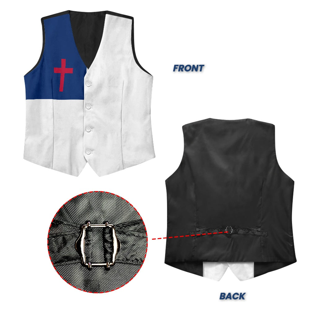 Christian Flag Suit vest jacket