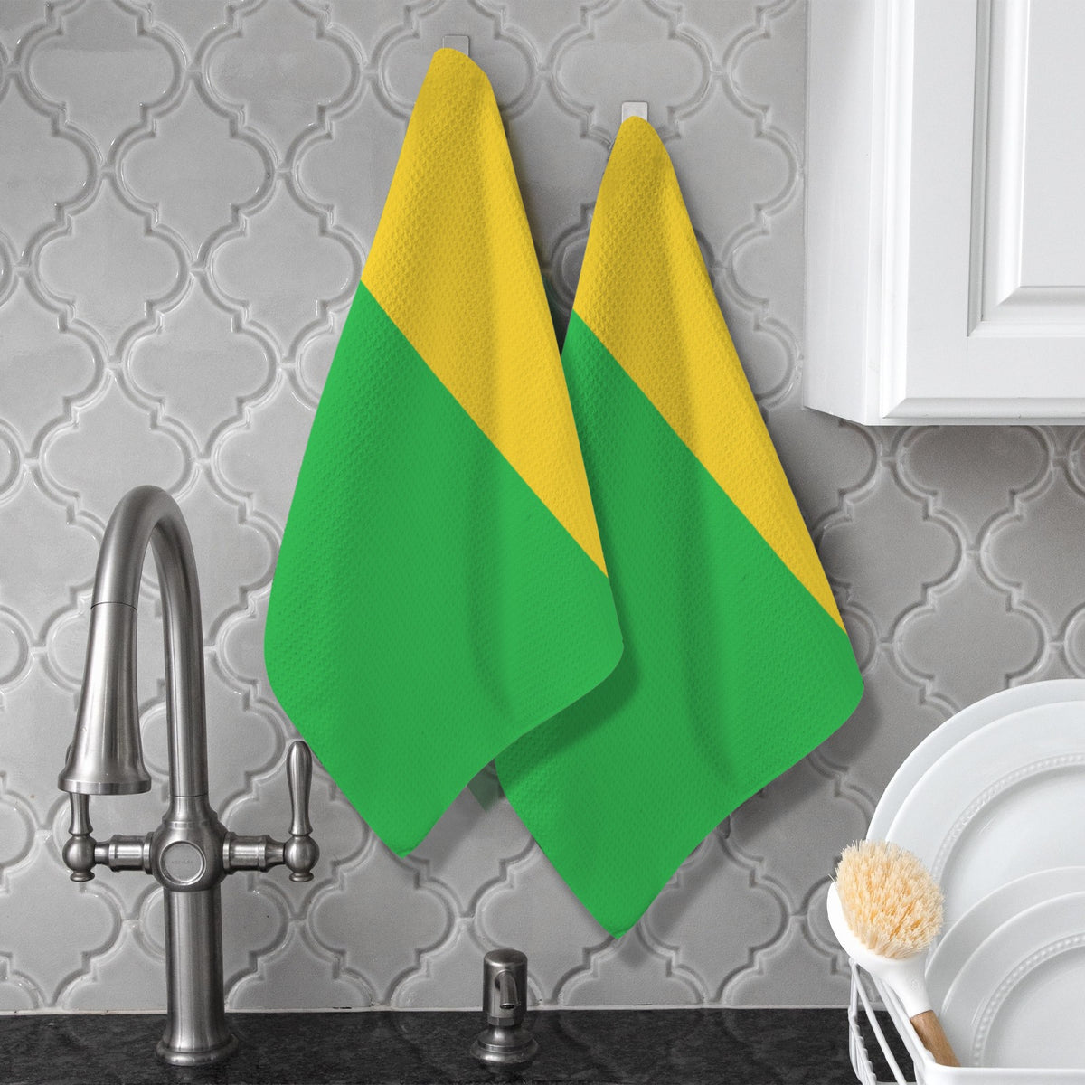 Mali Flag Inspired Kitchen Towel 40X60cm (Pack of 2) | Printed In the USA