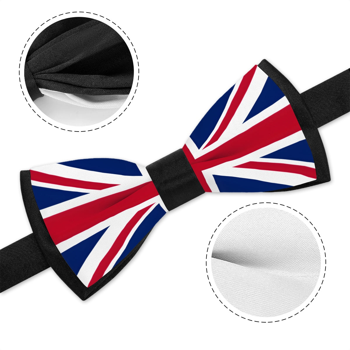 United Kingdom Flag Inspired Bow Tie – Look Sharp, Show your Columbian Pride