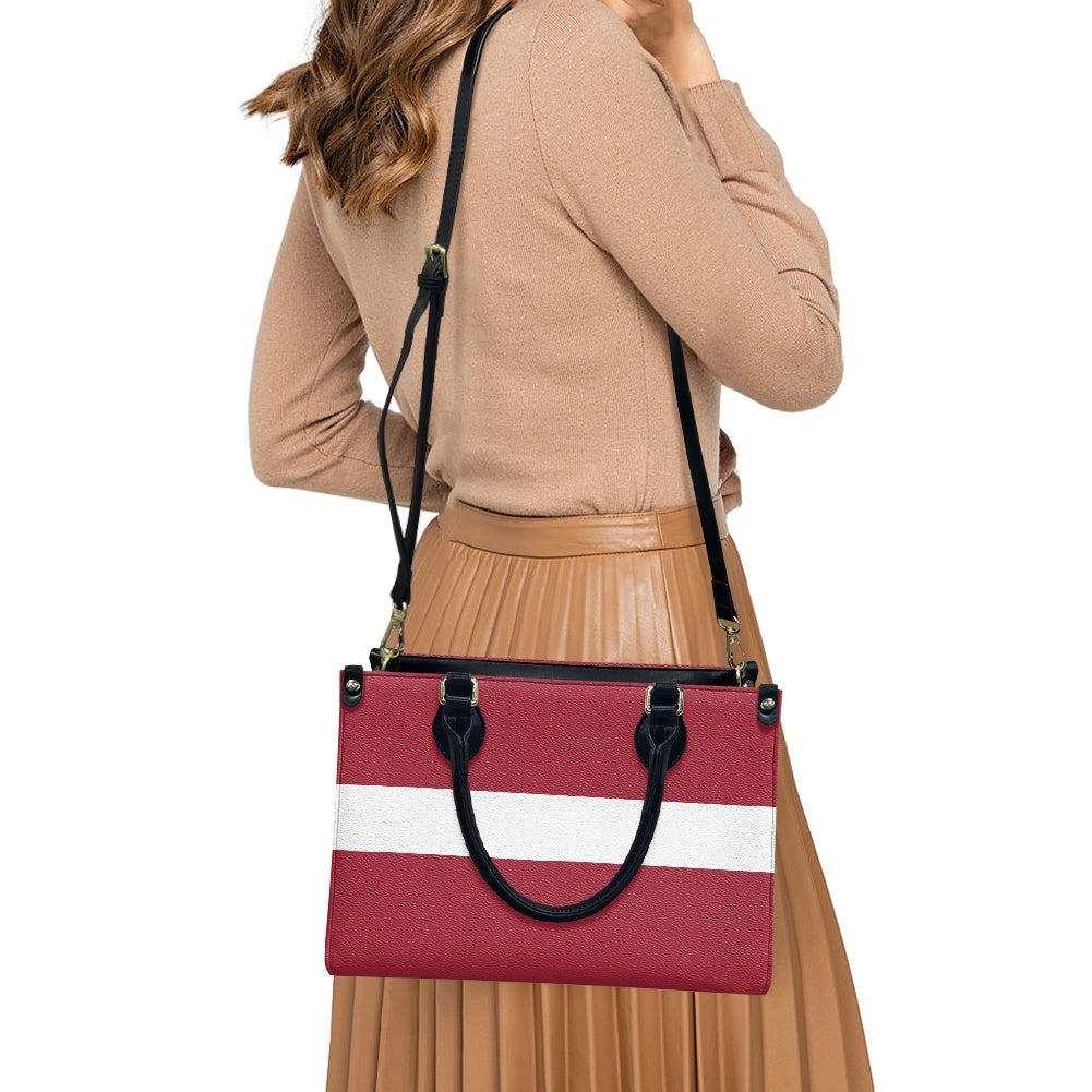 Latvia Flag Purse With Poise – PU Leather Shoulder Handbag for Bold Style - Luv My Flag
