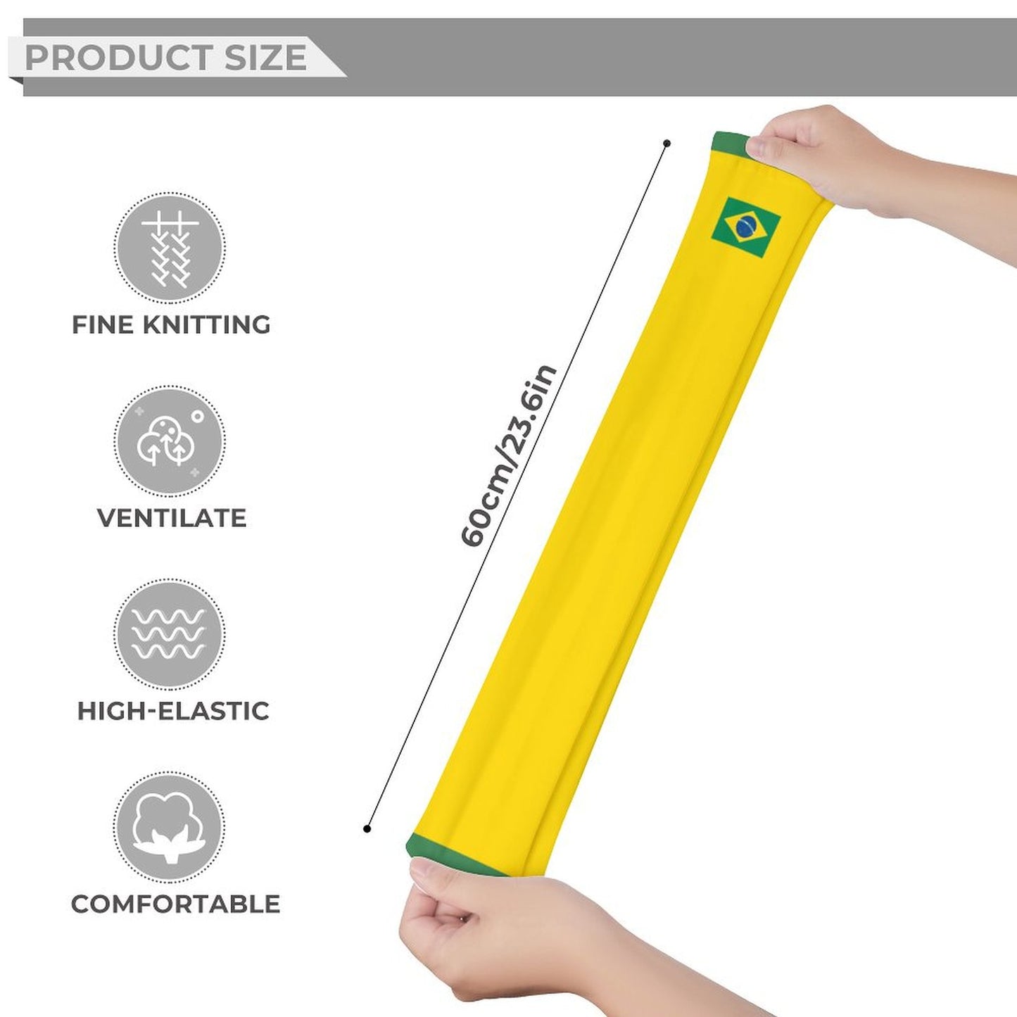 Brazil Flag Trendy Stockings(Long)