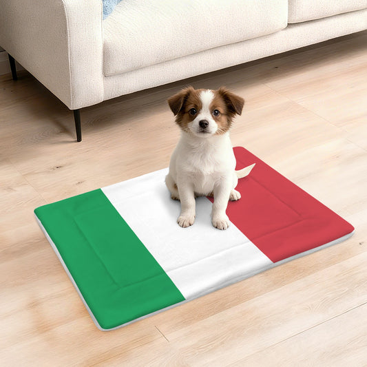 Italy Flag Inspired Pet Mat 25x18inch (Made in the USA)