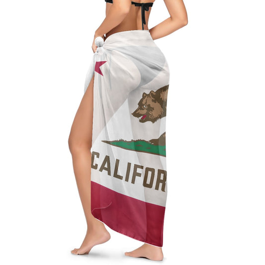 California Flag Inspired Bikini Cover-Up