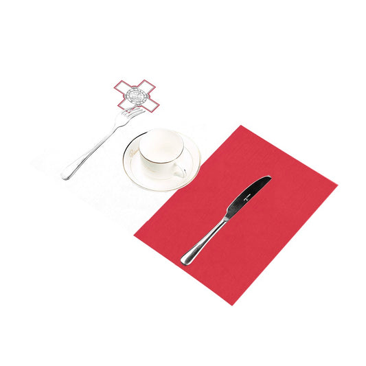Malta Flag Placemats 12" x 18" (Set of 6)