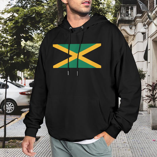 Jamaica Flag Inspired Men's Hoodie (Made in the USA)