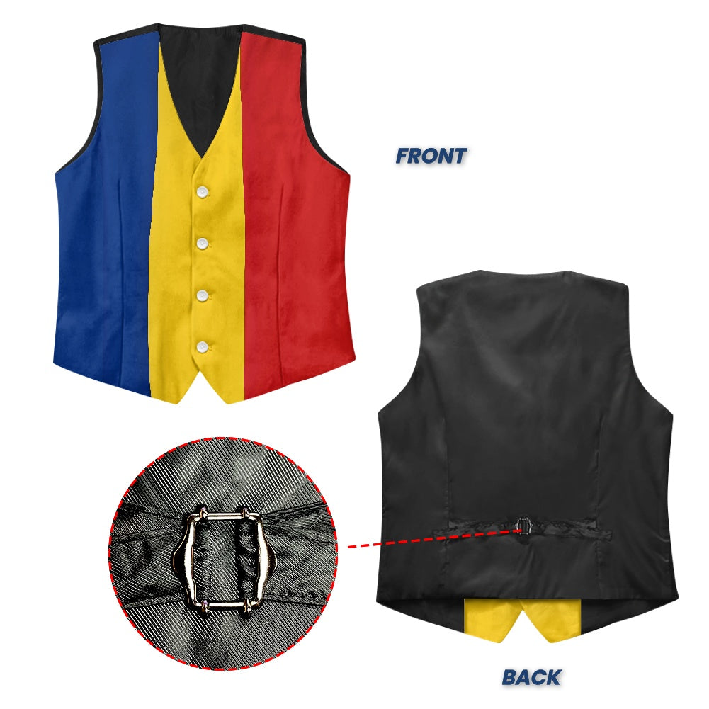Romania Flag Suit vest jacket