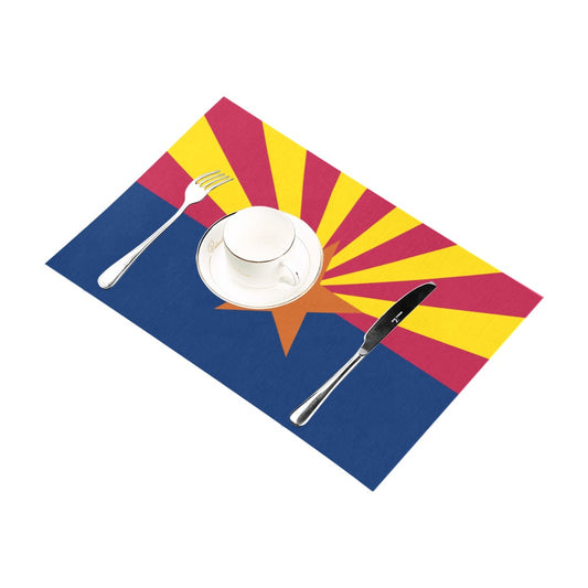 Arizona Flag Placemats 12" x 18" (Set of 6)
