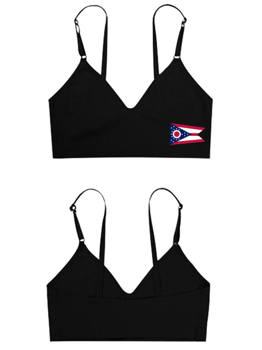 Ohio Flag Women's Seamless Bra | Ships from USA