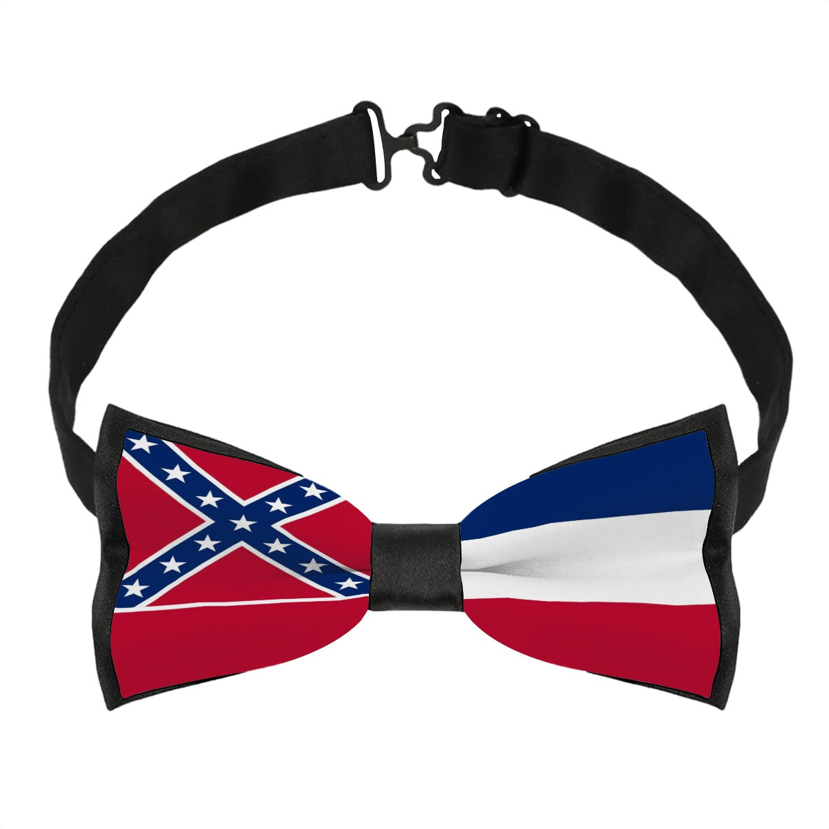 Mississippi Flag (retired) Inspired Bow Tie – Look Sharp, Show your Columbian Pride