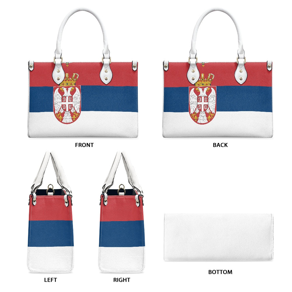 Serbia Ladies PU handbag - Luv My Flag